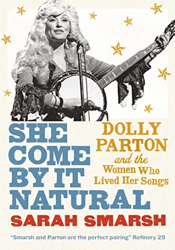 Book cover featuring Dolly Parton performing with a guitar, stars, and text.