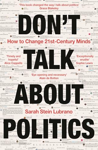 Book cover with bold red and black text: "Don't Talk About Politics.