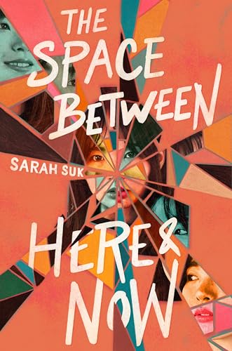Book cover with fragmented portraits and bold, colorful geometric shapes.