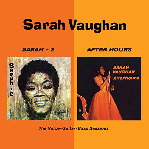 CD cover for Sarah Vaughan albums "Sarah + 2" and "After Hours".