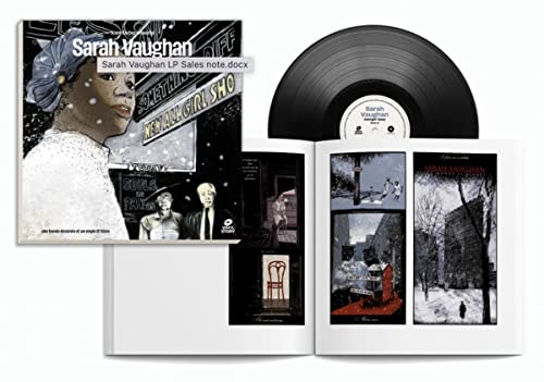 Sarah Vaughan vinyl record with album cover and open booklet images.