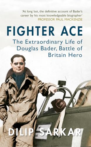 Book cover featuring portrait of Douglas Bader, a WWII fighter pilot.