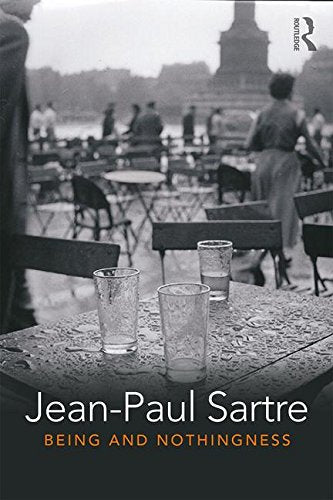 Book cover showing glasses on a wet outdoor table with people in the background.