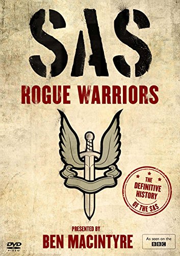 DVD cover for SAS: Rogue Warriors featuring the SAS winged dagger emblem.