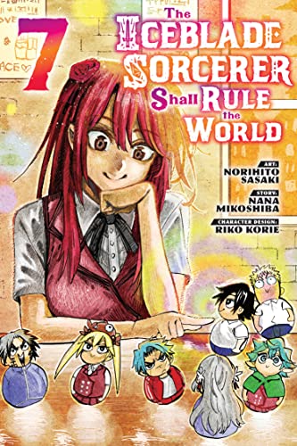 Book cover: Anime-style girl with long red hair and small fantasy characters.