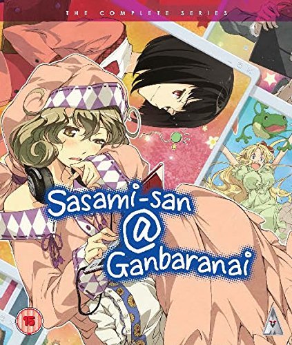 Blu-ray cover for anime series “Sasami-san @ Ganbaranai” featuring two female characters.