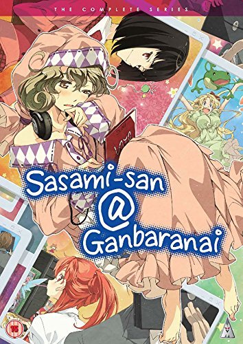 DVD cover for anime “Sasami-san @ Ganbaranai” featuring two young women.