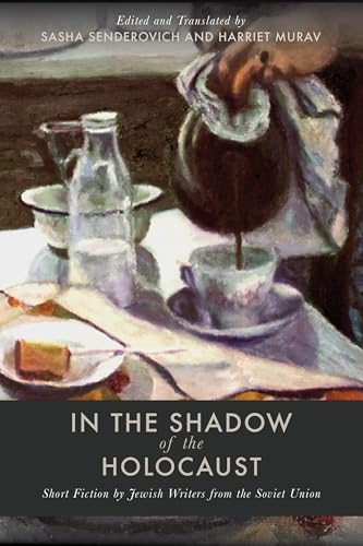 Book cover with still life, text reading “In the Shadow of the Holocaust.”
