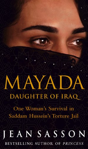 Book cover: close-up of a woman’s face with the title “Mayada: Daughter of Iraq.”