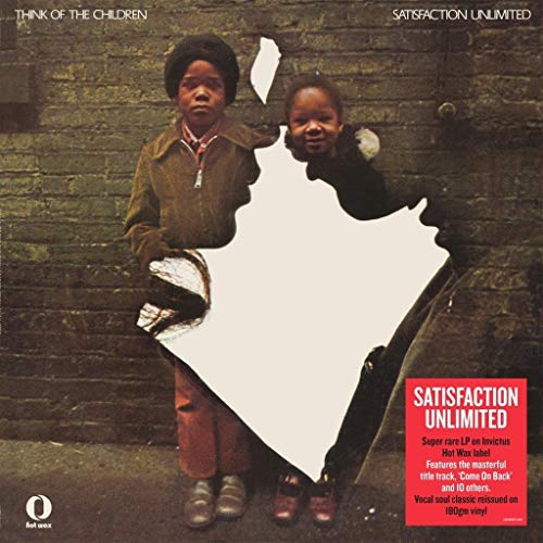 Vinyl album cover featuring two children holding a large white shape.