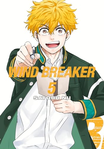 Manga cover: young man with spiky blonde hair points forward.