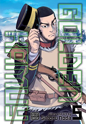 Manga cover showing a man in military uniform holding a rifle in snowy mountains.