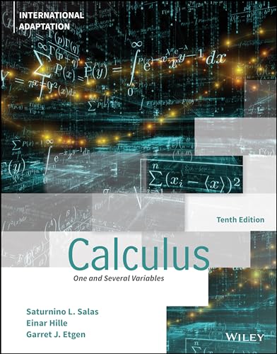 Calculus textbook cover with mathematical equations and the text “Tenth Edition.”