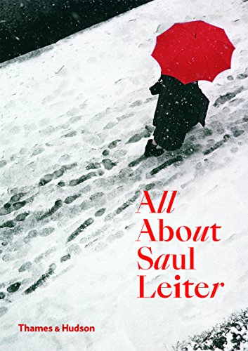 A person with a red umbrella walks through snow on the book cover.