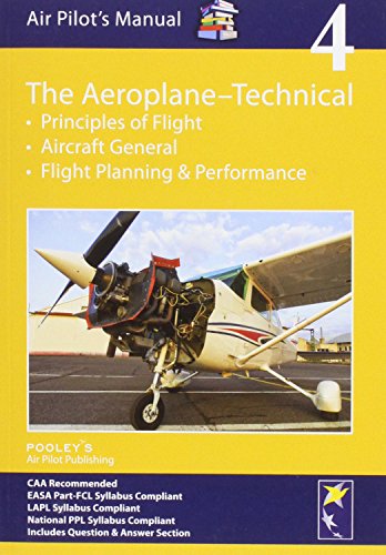 Cover of Air Pilot's Manual Volume 4 featuring a light aircraft with engine exposed.