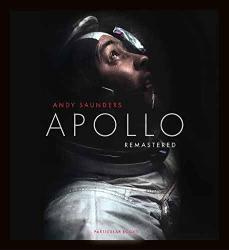 Book cover: astronaut in helmet looking up, titled "Apollo Remastered".