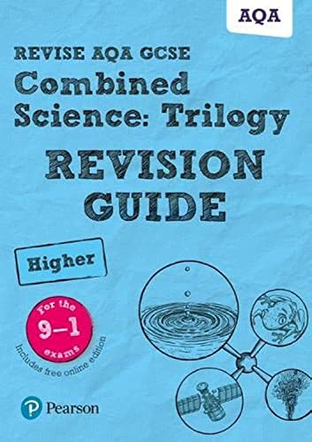 Blue revision guide for AQA GCSE Combined Science Trilogy, Higher level.