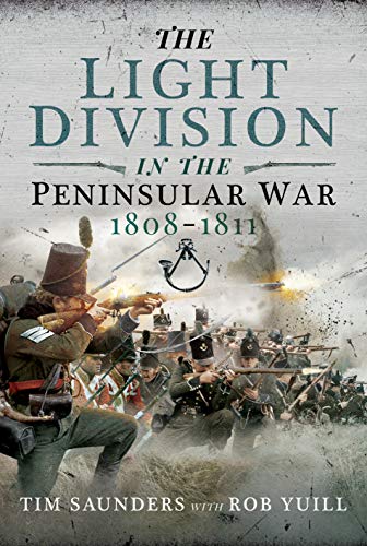 Book cover: "The Light Division" depicting soldiers in battle, 1808-1811.