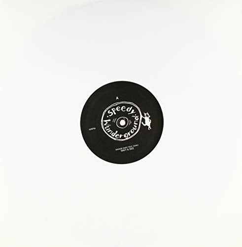 Black vinyl record with white "Speedy Underground" label and text.