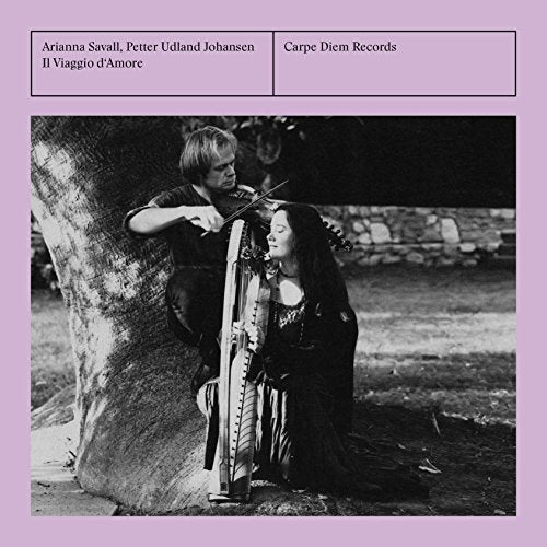 CD cover with black-and-white image of a man and woman beside a tree.
