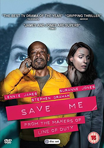 DVD cover for "Save Me" featuring Lennie James and Suranne Jones.