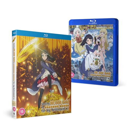 Blu-ray case for anime "Saving 80,000 Gold In Another World".