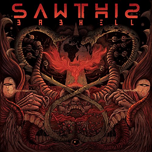 CD cover art: dark, ornate design with snakes, skulls, and fiery imagery.