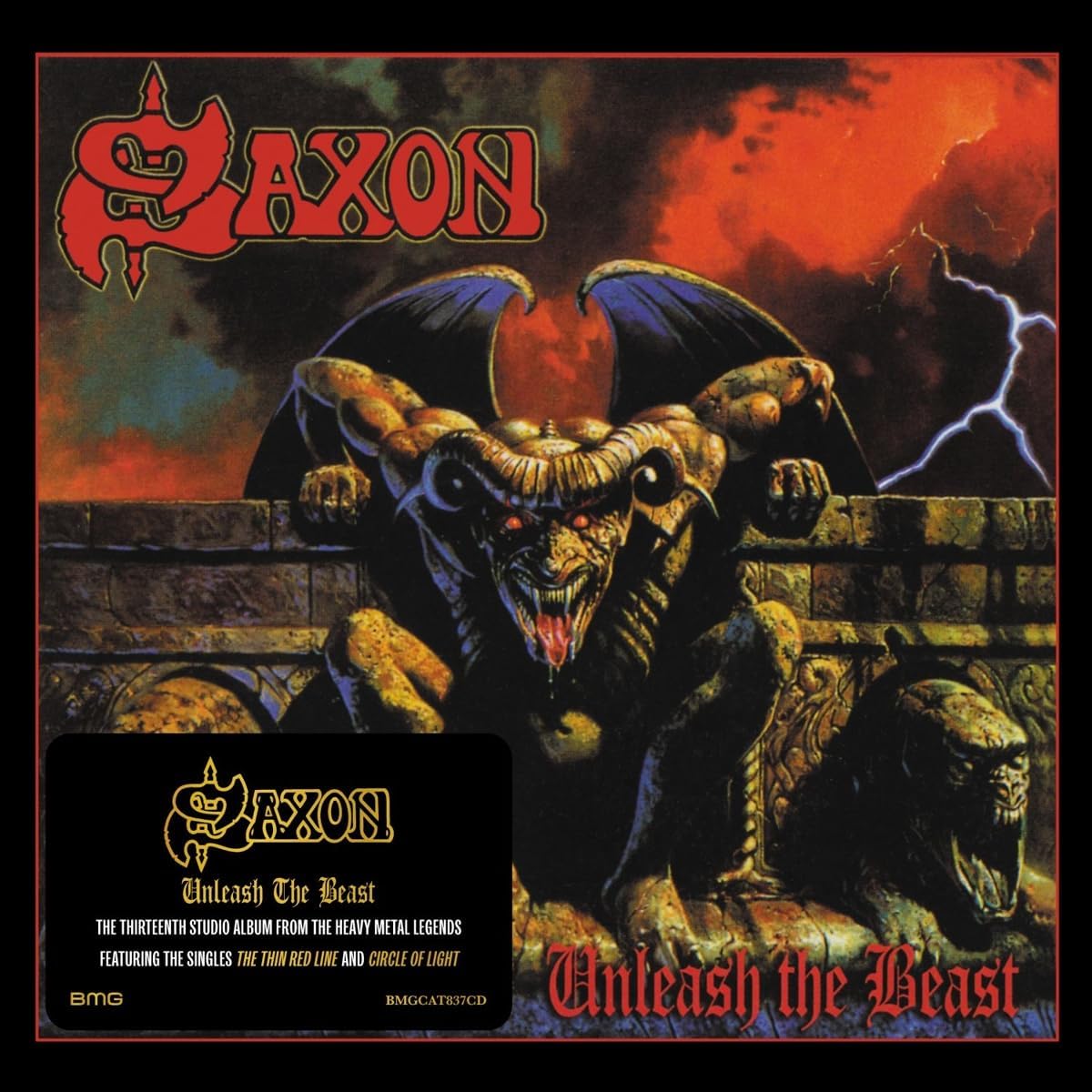 "CD cover art featuring a gothic illustration of a gargoyle-like creature."