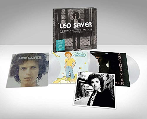 Leo Sayer vinyl box set with records and album covers.