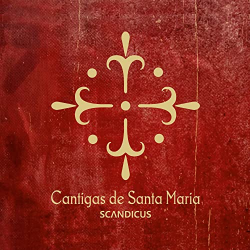 CD cover with a gold ornamental cross on a textured red background.