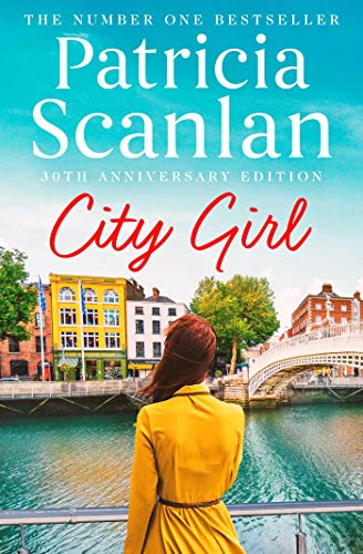 Book cover: woman in yellow overlooking a Dublin cityscape.