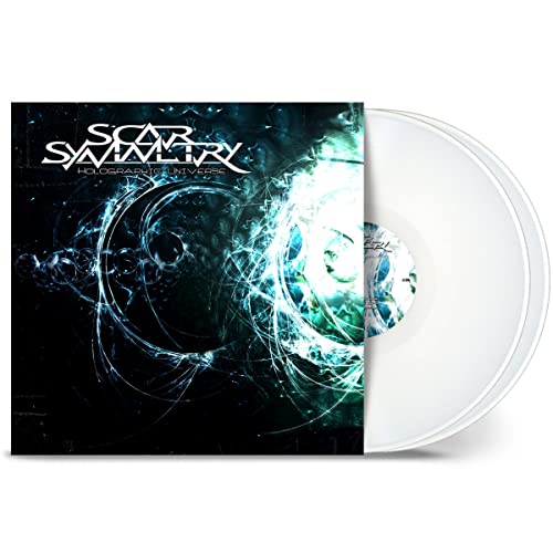 Scar Symmetry Holographic Universe vinyl record with abstract blue and black cover art.