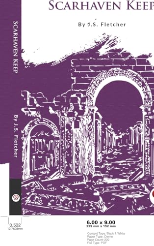 Book cover: Scarhaven Keep, depicting crumbling stone arches and ruins.