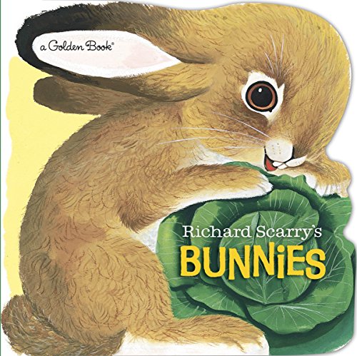Golden Book cover featuring a brown bunny eating green lettuce.