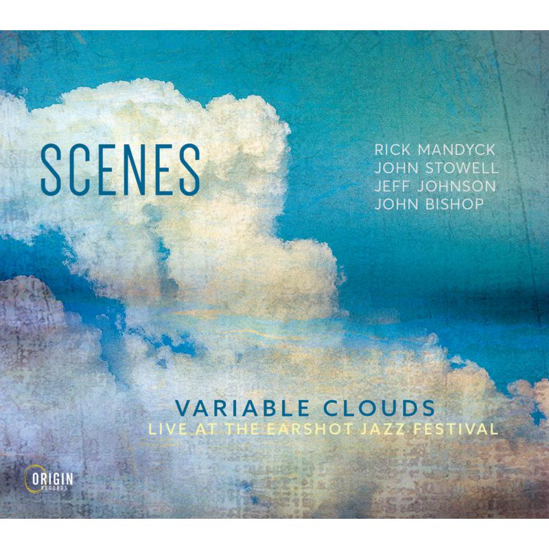 CD cover art for Scenes Variable Clouds featuring blue sky and white clouds.