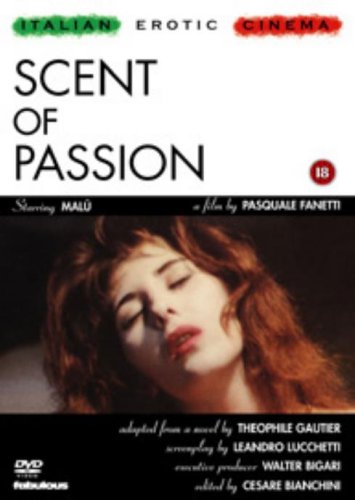 "DVD case titled 'Scent Of Passion' with a barcode on the cover."