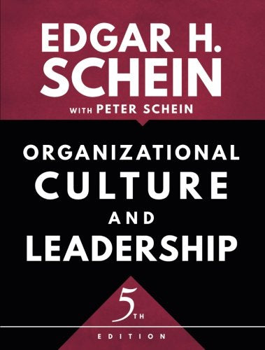 Book cover for Organizational Culture and Leadership 5th Edition by Edgar H. Schein.