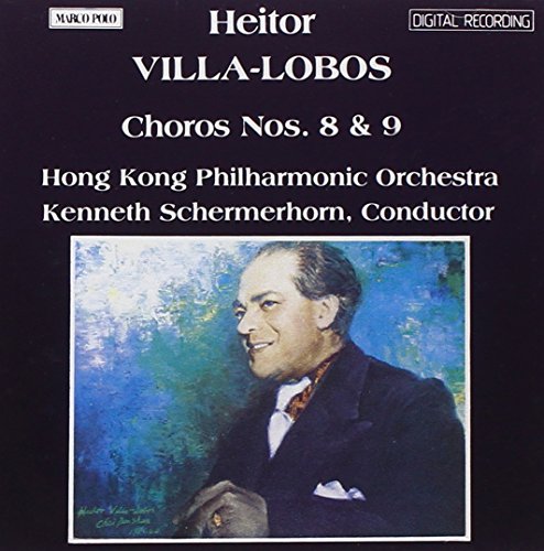 CD cover featuring a portrait of composer Heitor Villa-Lobos.