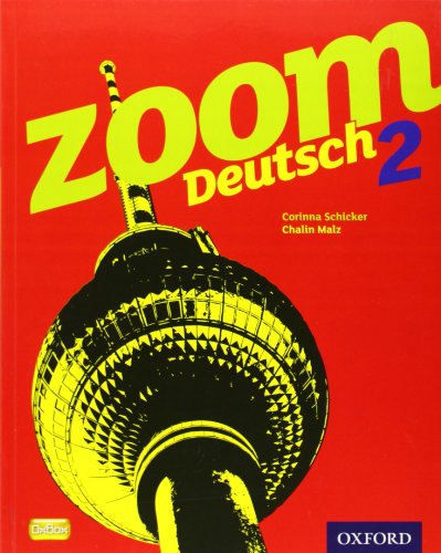 Zoom Deutsch 2" student book cover with a yellow Berlin TV Tower.