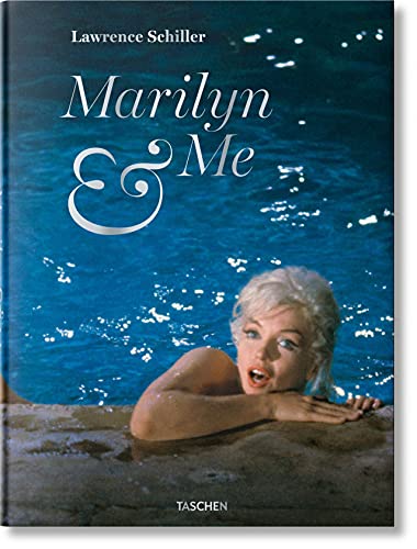 Book cover featuring Marilyn Monroe in a swimming pool with the title Marilyn & Me.