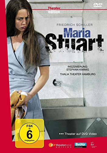 DVD cover featuring a woman in a grey dress holding a towel in a bathroom.