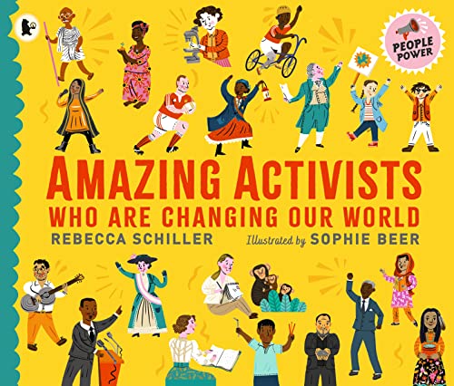 Book cover with colorful illustrations of diverse historical activists.