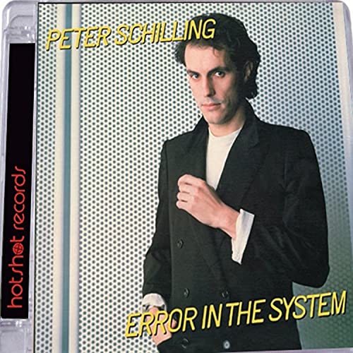 CD cover for Peter Schilling’s “Error In The System” featuring his portrait.