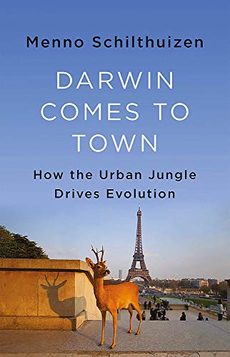 Book cover: deer in Paris with the Eiffel Tower in background.