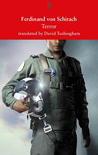 Red book cover featuring a military pilot holding a helmet.