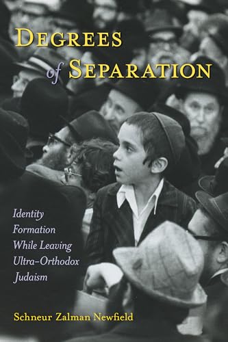 Book cover with a young person among many men in hats.