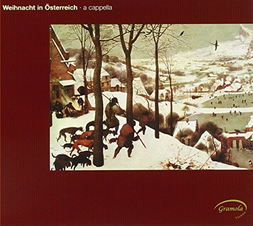 CD cover: snowy winter landscape painting with figures and dogs.