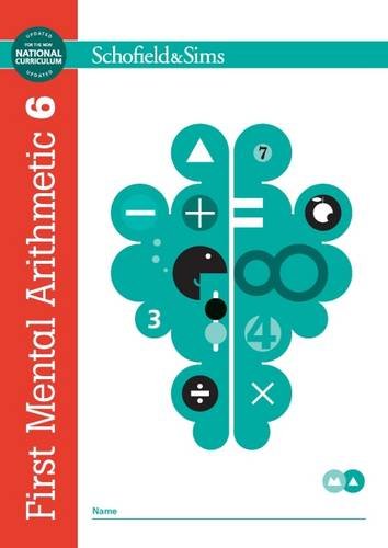 The image depicts a workbook cover with a red banner and abstract teal design.
