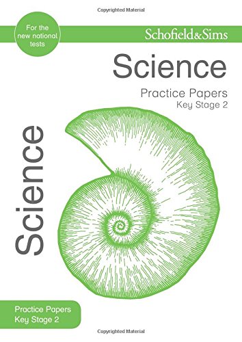 Green science practice papers cover with a nautilus shell illustration.