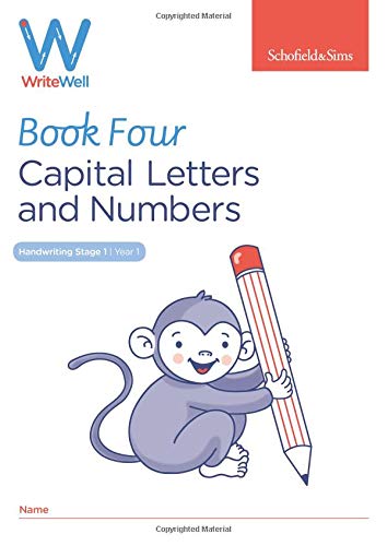 WriteWell 4 book cover with a monkey holding a pencil.